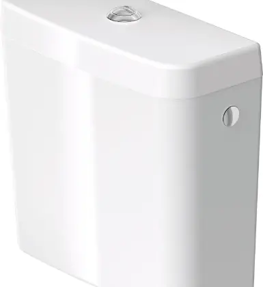 Duravit D-code spoelreservoir - wit - toevoer L/R - Dual Flush 0927000004