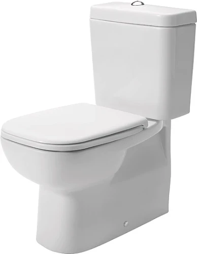 Duravit D-Code staand toilet uitgang vario Back to Wall - wit - B355xD650 mm 21180900002