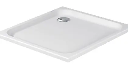 Duravit D-code douchebak acryl 900 x 900 x 85 mm - wit - afvoeropening 90 mm 720102000000000
