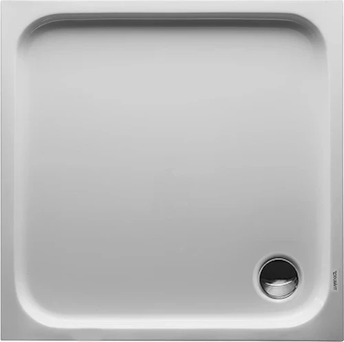 Duravit 720102000000001 Duravit D-Code douchebak acryl 900 x 900 x 85 mm - wit - antislip - afvoeropening 90 mm