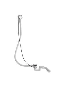Duravit 790227000001000 Duravit D-code automatische badlediging - chroom - voor bad af-en overloopgarnituur