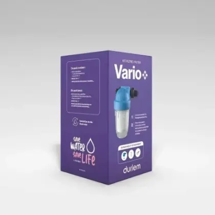 Durlem 7300KITA Durlem Vario waterfilter 4/4 x 3/4 - met reinigbaar patroon 50 micron