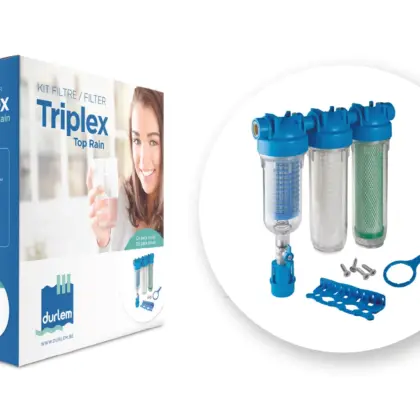 Durlem DURLEM 73033 FILTER KIT TRIPLEX TOP RAIN 3/4 Durlem 73033