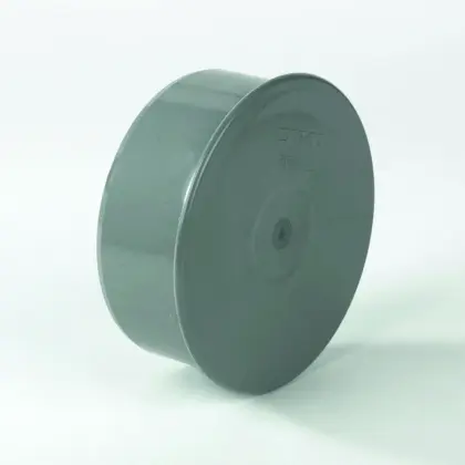 Dyka PVC AFSLUITKAP 125 SPIE GRIJS 20022368
