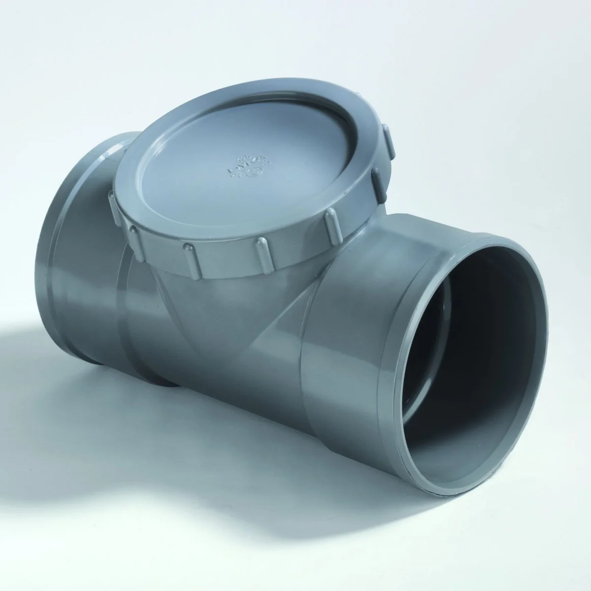 Dyka PVC ONTSTOPP.STUK SCHROEFD.110 LV GRIJS 20022439