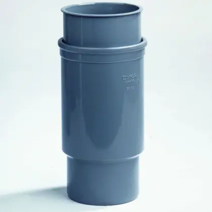Dyka Polyvinylchlorid (PVC) expansiemof 90mm MF afvoer/sanitair grijs BENOR-keur Dyka 20022417