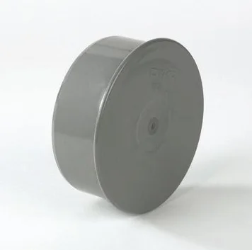 Dyka PVC AFSLUITKAP SPIE 160 LV GRIJS 20022370