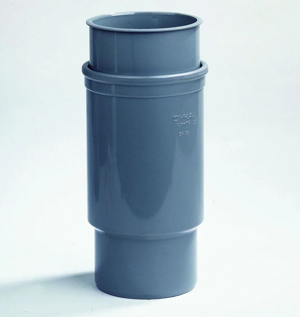 Dyka Polyvinylchlorid (PVC) expansiemof 110mm MF grijs BENOR-keur Dyka 20022423