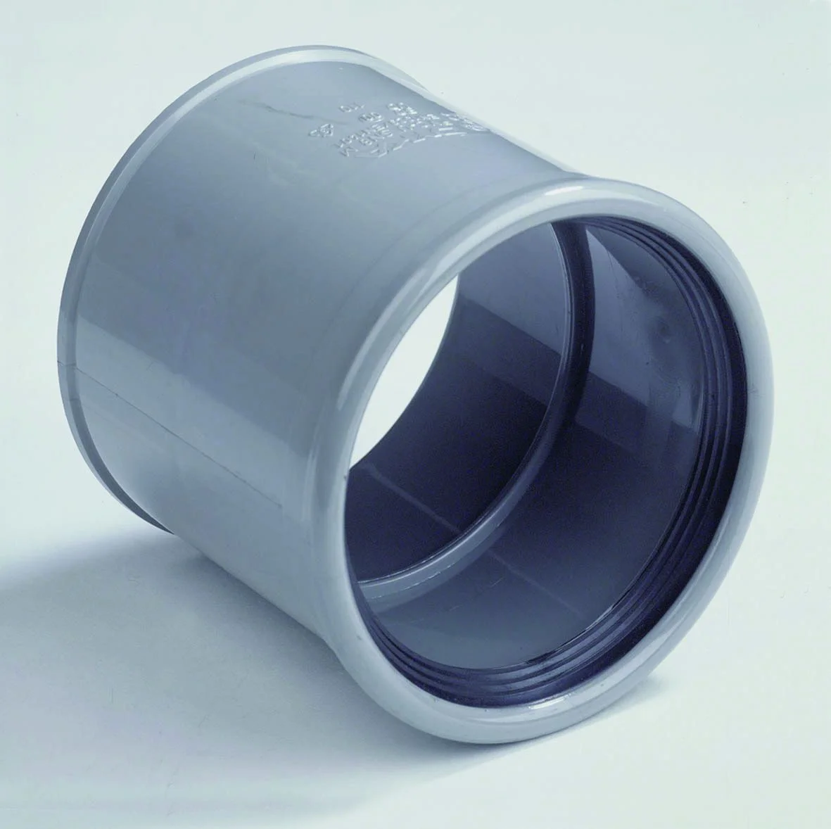 Dyka Polyvinylchlorid (PVC) manchetmof 125mm FF SN4 (SDR41) riolering grijs BENOR-keur Dyka 20023029