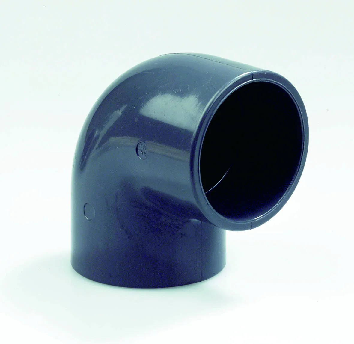 Dyka PVC lijmbocht 90° 20mm FF PN16 grijs riolering 20023733