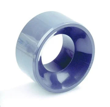 Dyka PVC lijmverloopring 75x63mm PN16 grijs riolering 20023819