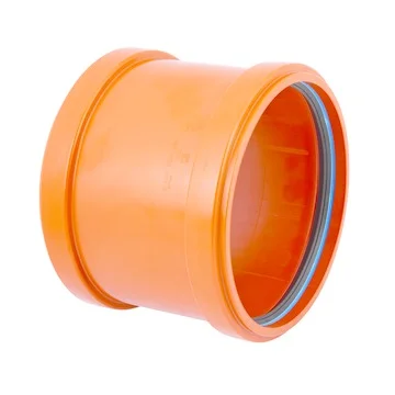 Dyka PP manchetmof 200mm FF SN8 (SDR34) riolering roodbruin BENOR-keur Dyka 20045677