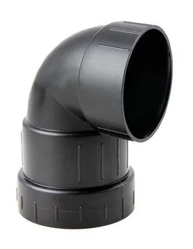 Dyka PP manchetbocht 90° aansluiting FM/M 40mm zwart afvoer/sanitair Dyka 20056507
