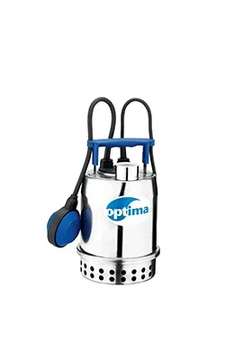 Ebara Dompelpomp inox Hmax=7.5m Qmax=9m3/h 1x220-240V stroomkabel=10m Ebara Ebara Optima PDB2101M