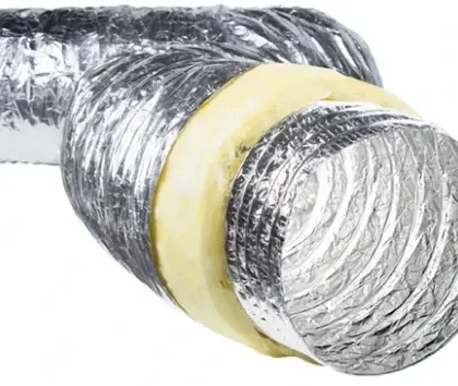 Egeda Sonodec geluidsdempende alu flexibel geisoleerd 82 mm (lengte 500mm) - prijs per stuk BCFL9960820