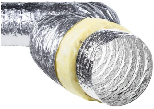 Egeda Sonodec geluidsdempende alu flexibel geisoleerd 127 mm (lengte 500mm) - prijs per stuk BCFL9961270