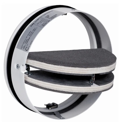 Egeda BCLM9911251 Egeda Spiralit EI60 brandvlinderklep voor spiraalbuis 125 mm