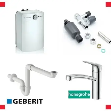 - Elektrische boiler close-in / onderbouw - . 10l PAKKETKEUKEN