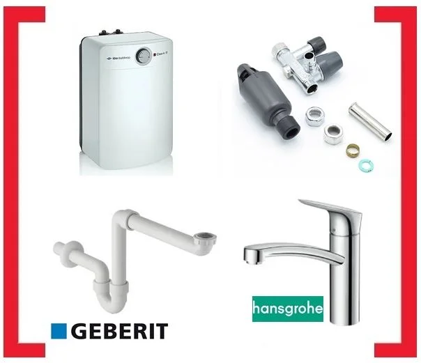 PAKKETKEUKEN Elektrische boiler close-in / onderbouw - 10l