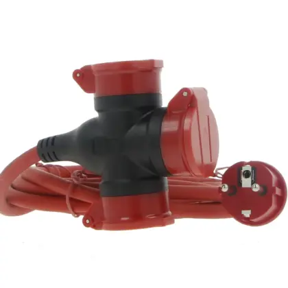 Eloy Verlengsnoer 3weg 3G1.5 neopr 3m eloy 418002100