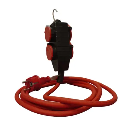 Eloy Verlengsnoer 4weg 3G1.5 neopr 3m eloy 418002105