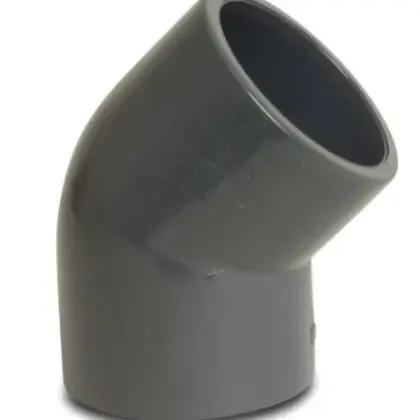 Eupen RO4972100 Eupen PVC druk knie 45° FF 40 x 40 mm