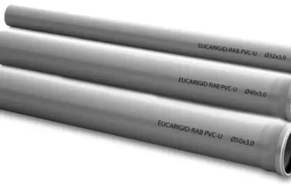 Eupen Eucarigid-RAB PVC buis (lengte 0,5m) 40 x 3,0 mm (prijs per stuk) RO6001104