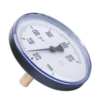 Euro-Index 19204 THERMOMETER EURO INDEX 100MM X 1/2 MM 0/60g axiaal - met insteek 45mm