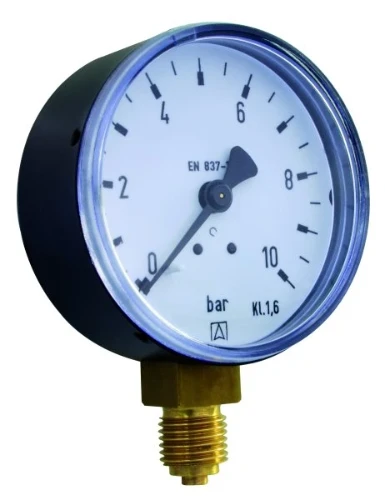 Euro-Index manometer radiaal mm x 1/4 - 0/+6 bar 30113