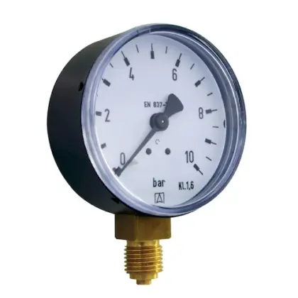 Euro-Index 30114 Euro-Index manometer radiaal 63 mm x 1/4 - 0/10 bar