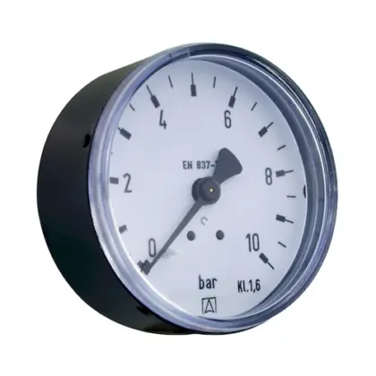 Euro-Index 30165 Euro-Index manometer axiaal 63 mm x 1/4 - 0/16 bar - voor drukregelaar