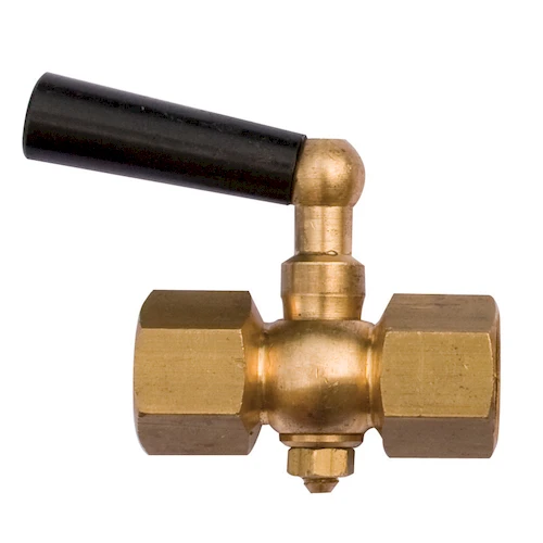 Euro-Index kontrolekraan FF 1/2 x 1/2 - DN16 - voor manometer 38005