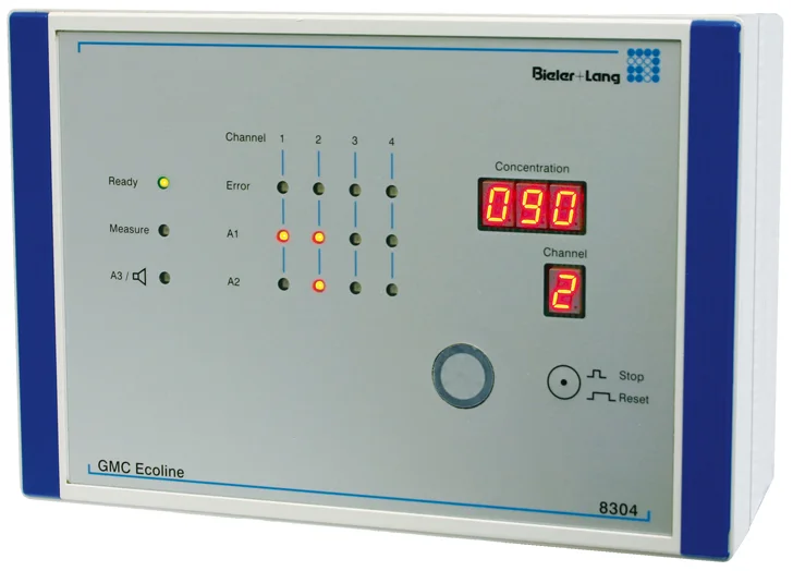 Euro Index Gasdetectiecentrale GMC ECOLINE 8304 met 2 sondes 13051