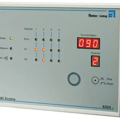 Euro Index Gasdetectiecentrale GMC ECOLINE 8304 met 3 sondes 13052