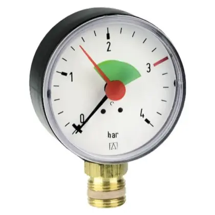 Euro Index Manometer HZ50 R 1/4 Ax
