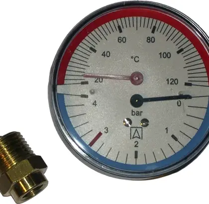 Euro Index Thermomanometer 63mm