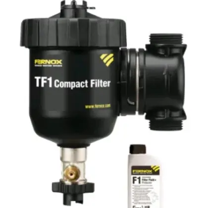 Fernox 62197 Fernox TF1 compacte vuilafscheider met magneet 3/4 x 3/4 - met filter fluid 500 ml