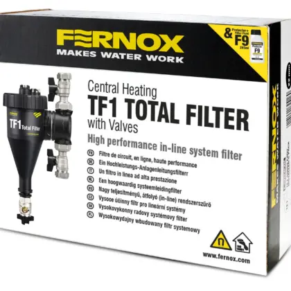 Fernox Vuilafscheider Fernox TF1 Total 3/4" 20 knelring horizontaal/verticaal met magneet intern 62764
