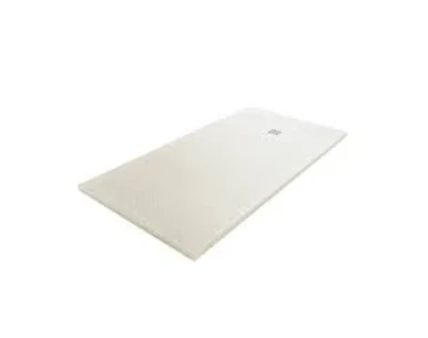 Fiora Silex douchebak 1800 x 1000 x 30 mm - textuur pizarra zuiver wit - afvoeropening excentrisch SEP1801000P
