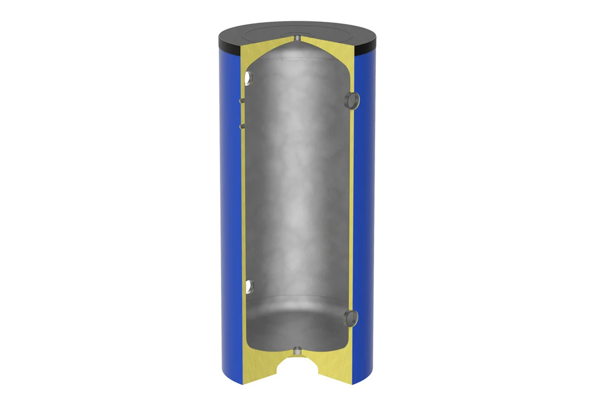Fiorini Buffervat Fiorini VKG-HC 5000 liter staal Ø1820x2970mm VKGHC5000