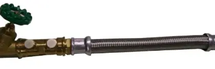 Fixaflex 23.03.AF.600 Fixaflex SAN Pidpa aansluitset met flexibel polyamide 3/4 x 3/4 - 600 mm - stopkraan/terugslagklep/flexibel