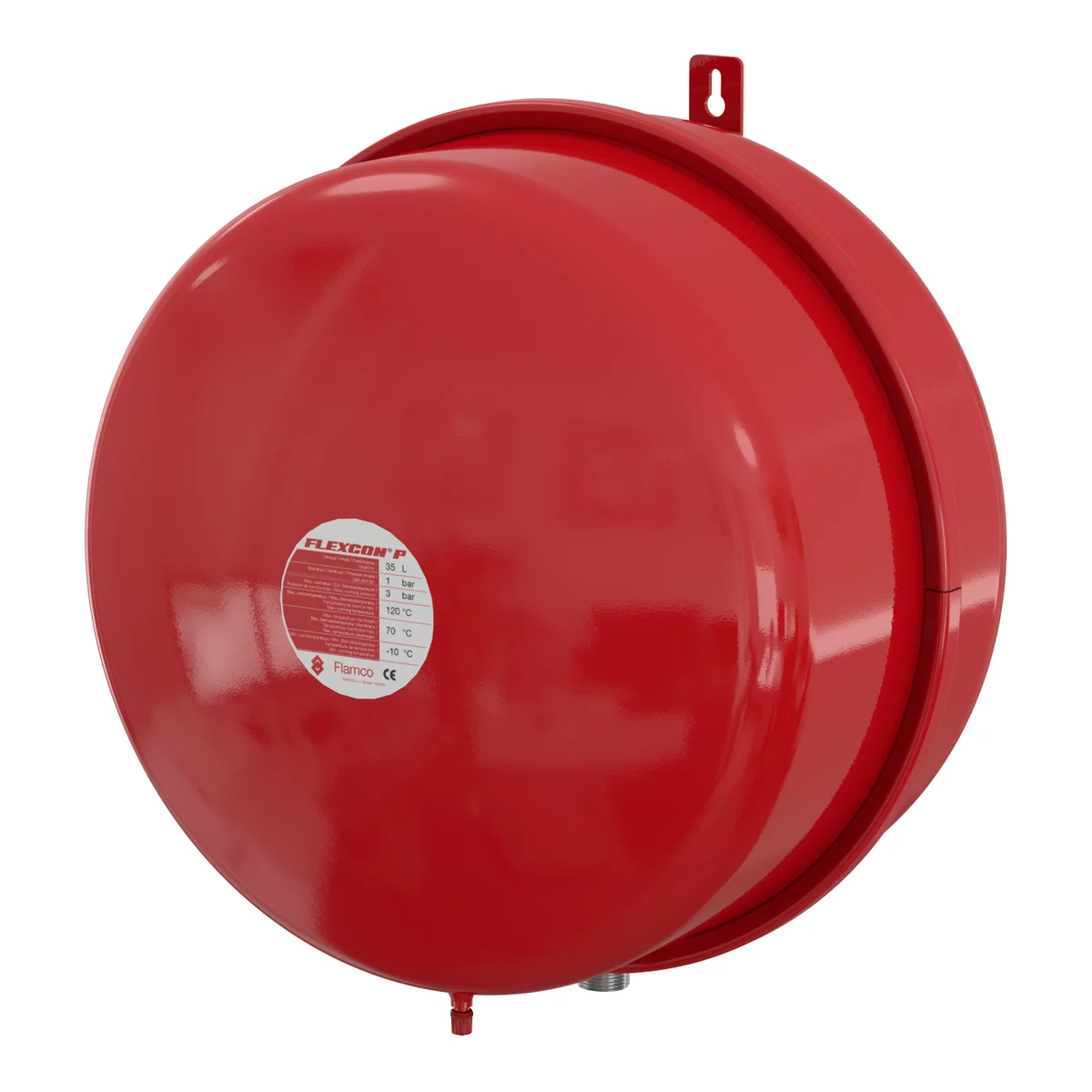 Flamco Expansievat Flamco Flexcon P 50l 1.5bar 3bar voor: verwarming , koeling 13357
