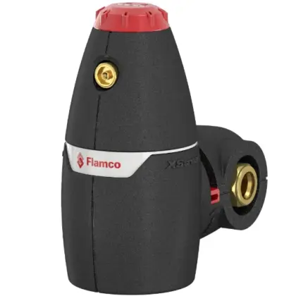 Flamco Luchtafscheider Flamco Xstream Vent DN20 20 knel horizontaal/verticaal met magneet intern 11011
