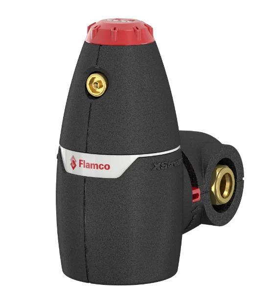 Flamco Luchtafscheider Flamco Xstream Vent DN20 20 knel horizontaal/verticaal met magneet intern 11011