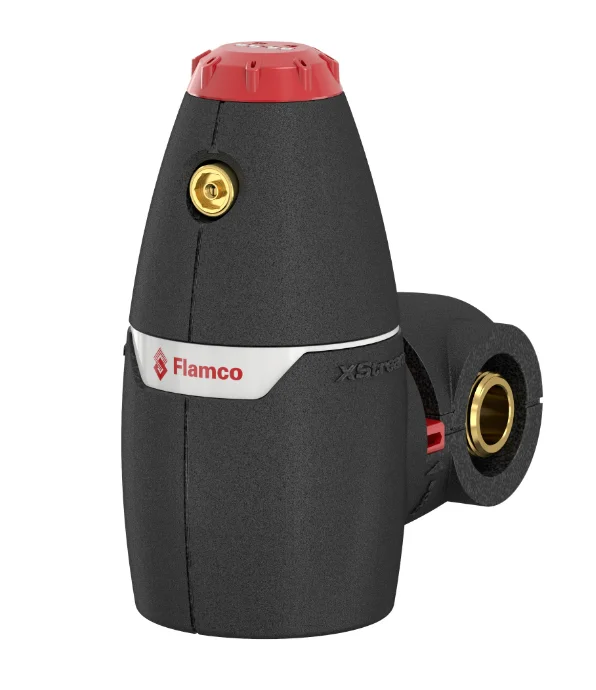 Flamco Luchtafscheider Flamco Xstream Vent 5/4" 25 buitendraad horizontaal/verticaal met magneet intern 11022