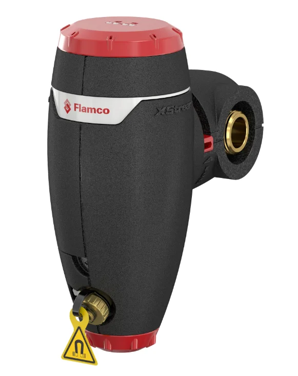 Flamco Vuilafscheider Flamco Xstream Clean 5/4" 25 buitendraad horizontaal/verticaal met magneet intern 11052