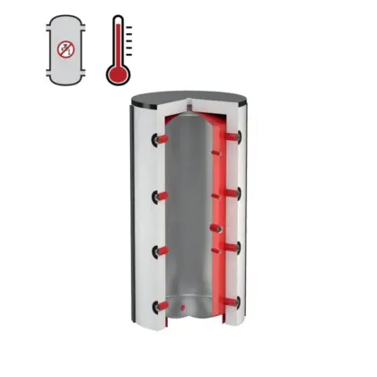 Flamco Buffervat Flamco Flextherm 2000 liter staal Ø1100x2350mm 18826