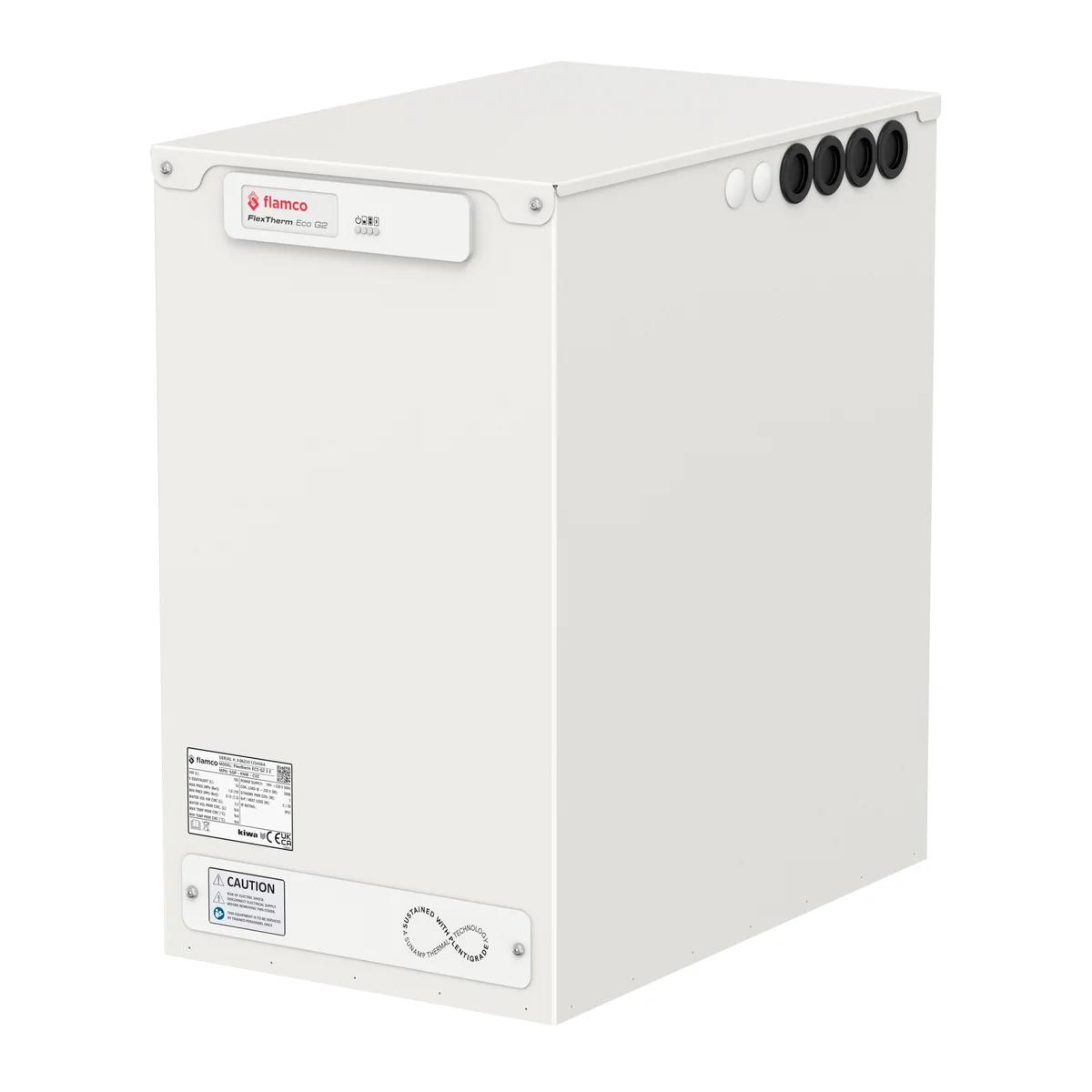 Flamco Elektrische boiler staand Flamco FlexTherm Eco G2 . 142l . 2.8l . 220-240V plaatsing verticaal 6D 23014