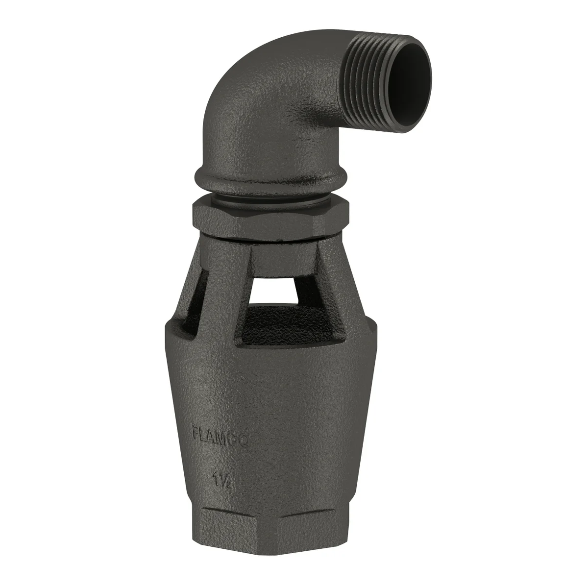 Flamco Prescor trechter R1 1/2 x G1 1/2F gietijzer flamco 27340