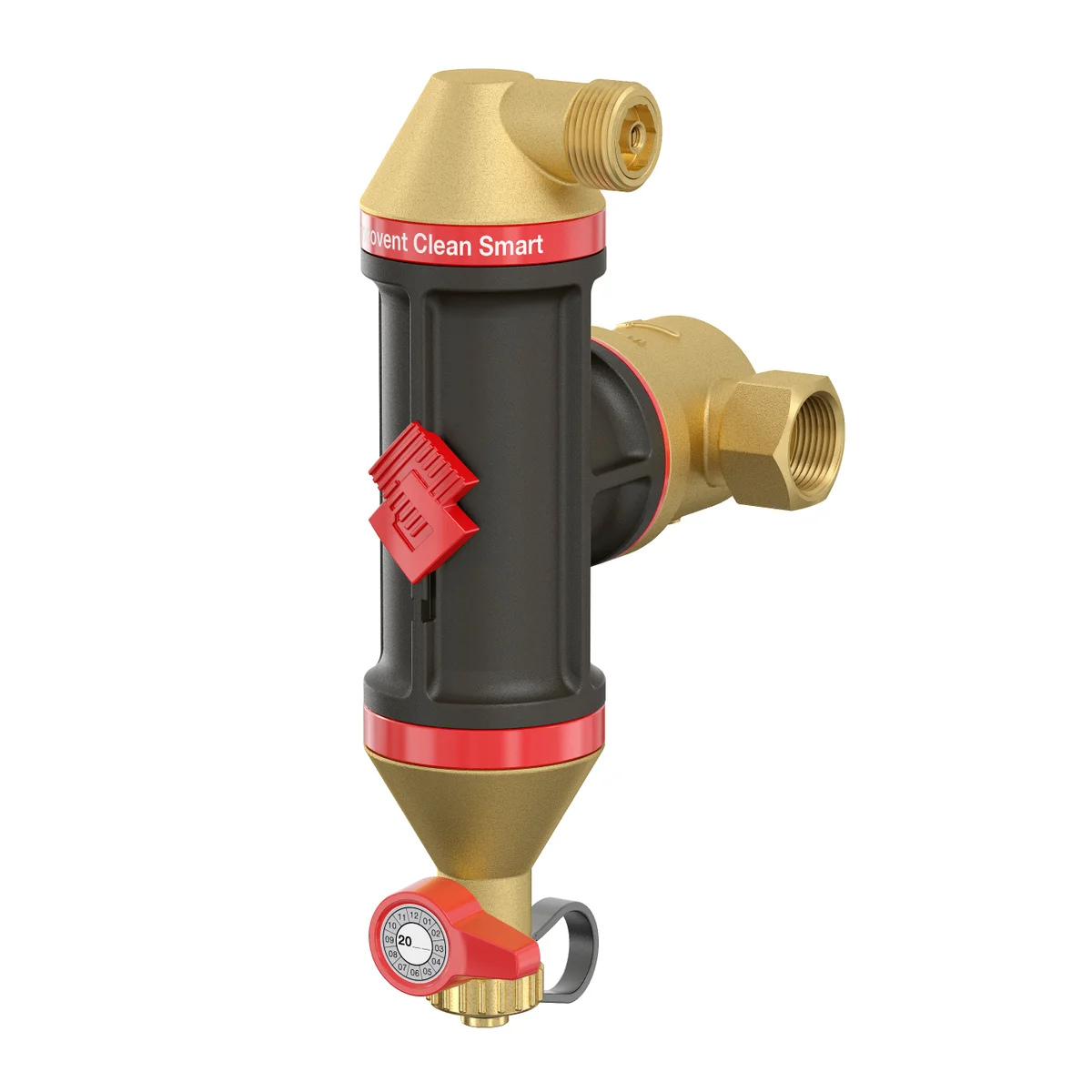 Flamco Lucht-/vuilafscheider Flamco FlamcoClean Smart 3/4" 20 binnendraad horizontaal/verticaal met magneet intern 30041